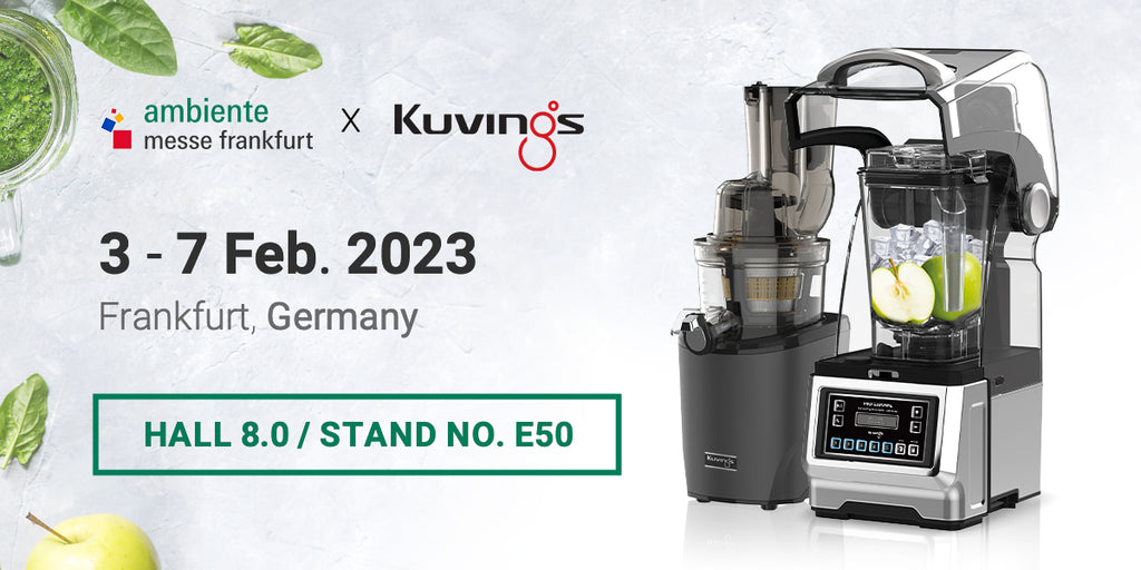 Kuvings berpartisipasi dalam Ambiente Frankfurt 2023 di Jerman dari tanggal 3 hingga 7 Februari.